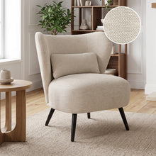 Load image into Gallery viewer, Nook Chenille Armchair - Light Khaki