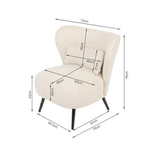Load image into Gallery viewer, Nook Chenille Armchair - Light Khaki