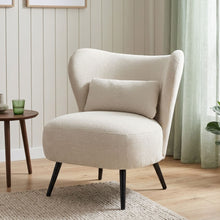 Load image into Gallery viewer, Nook Chenille Armchair - Light Khaki