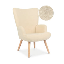Load image into Gallery viewer, Laze Boucle Armchair - Beige