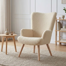 Load image into Gallery viewer, Laze Boucle Armchair - Beige
