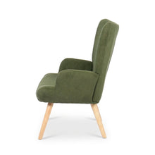 Load image into Gallery viewer, Laze Corduroy Armchair - Dark Green