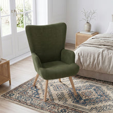 Load image into Gallery viewer, Laze Corduroy Armchair - Dark Green