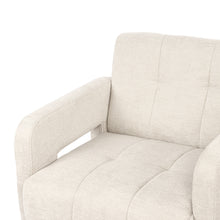 Load image into Gallery viewer, Mocha Chenille Armchair - Light Khaki