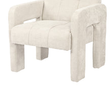 Load image into Gallery viewer, Mocha Chenille Armchair - Light Khaki