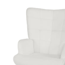 Load image into Gallery viewer, Lull Chenille Rocking Armchair - White
