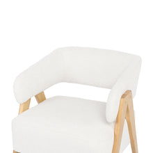 Load image into Gallery viewer, Bark Chenille Armchair - White