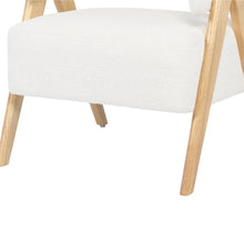 Load image into Gallery viewer, Bark Chenille Armchair - White