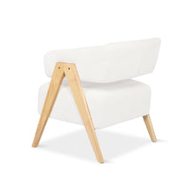 Load image into Gallery viewer, Bark Chenille Armchair - White