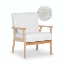 Load image into Gallery viewer, Aven Boucle Armchair - White