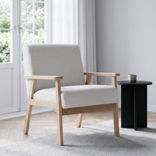 Load image into Gallery viewer, Aven Boucle Armchair - White