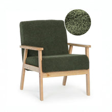 Load image into Gallery viewer, Aven Boucle Armchair - Dark Green