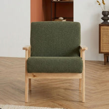 Load image into Gallery viewer, Aven Boucle Armchair - Dark Green