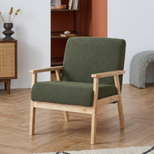 Load image into Gallery viewer, Aven Boucle Armchair - Dark Green