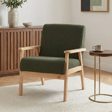 Load image into Gallery viewer, Aven Boucle Armchair - Dark Green