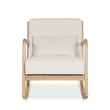 Load image into Gallery viewer, Taru Velvet Rocking Armchair - Beige