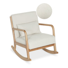 Load image into Gallery viewer, Taru Velvet Rocking Armchair - Beige