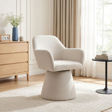 Load image into Gallery viewer, Nilo Swivel Barrel Armchair - Beige