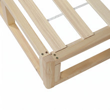 Load image into Gallery viewer, Loom Single Wooden Bed Frame - Natural