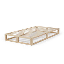 Load image into Gallery viewer, Loom King Single Wooden Bed Frame - Natural