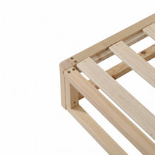 Load image into Gallery viewer, Loom Double Wooden Bed Frame - Natural