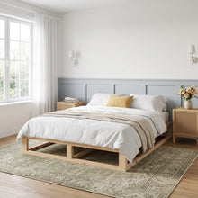 Load image into Gallery viewer, Loom Double Wooden Bed Frame - Natural