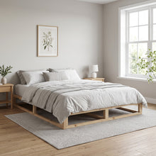 Load image into Gallery viewer, Loom Queen Wooden Bed Frame - Natural