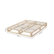 Load image into Gallery viewer, Loom Queen Wooden Bed Frame - Natural