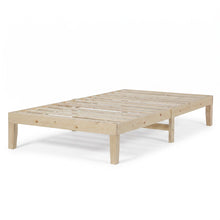 Load image into Gallery viewer, Miro King Single Wooden Bed Frame - Natural