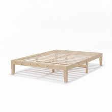 Load image into Gallery viewer, Miro Double Wooden Bed Frame - Natural