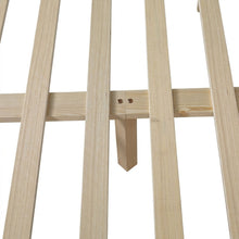 Load image into Gallery viewer, Miro Double Wooden Bed Frame - Natural
