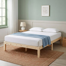 Load image into Gallery viewer, Miro Double Wooden Bed Frame - Natural