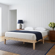 Load image into Gallery viewer, Miro Queen Wooden Bed Frame - Natural
