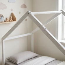Load image into Gallery viewer, Homi Single Wooden Bed Frame - White