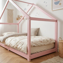 Load image into Gallery viewer, Homi Single Wooden Bed Frame - Pink