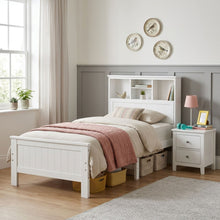 Load image into Gallery viewer, Sprout Single Wooden Bed Frame - White
