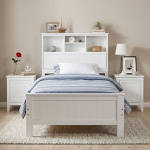 Load image into Gallery viewer, Sprout King Single Wooden Bed Frame - White