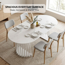 Load image into Gallery viewer, Kieran Oval Dining Table 180 x 90cm - White