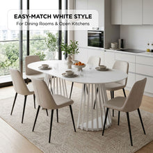 Load image into Gallery viewer, Kieran Oval Dining Table 180 x 90cm - White