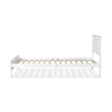 Load image into Gallery viewer, Flexa King Single Wooden Bed Frame - White