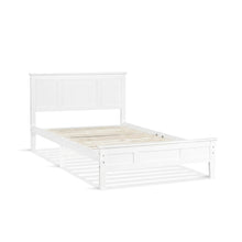 Load image into Gallery viewer, Flexa King Single Wooden Bed Frame - White