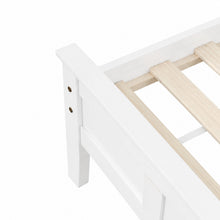 Load image into Gallery viewer, Flexa King Single Wooden Bed Frame - White