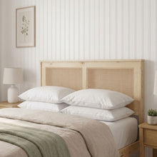 Load image into Gallery viewer, Tropi Double Wooden Bed Frame - Natural