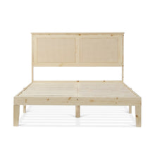 Load image into Gallery viewer, Tropi Double Wooden Bed Frame - Natural