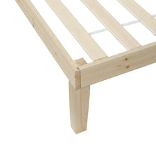 Load image into Gallery viewer, Tropi Queen Wooden Bed Frame - Natural