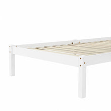 Load image into Gallery viewer, Capra Single Wooden Bed Frame - White