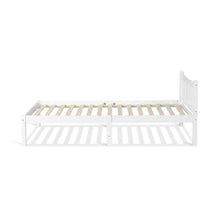 Load image into Gallery viewer, Capra King Single Wooden Bed Frame - White