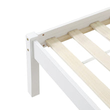 Load image into Gallery viewer, Capra King Single Wooden Bed Frame - White