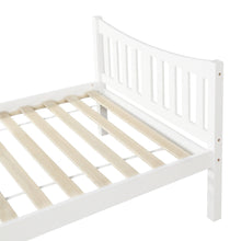 Load image into Gallery viewer, Capra King Single Wooden Bed Frame - White
