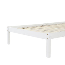 Load image into Gallery viewer, Capra King Single Wooden Bed Frame - White